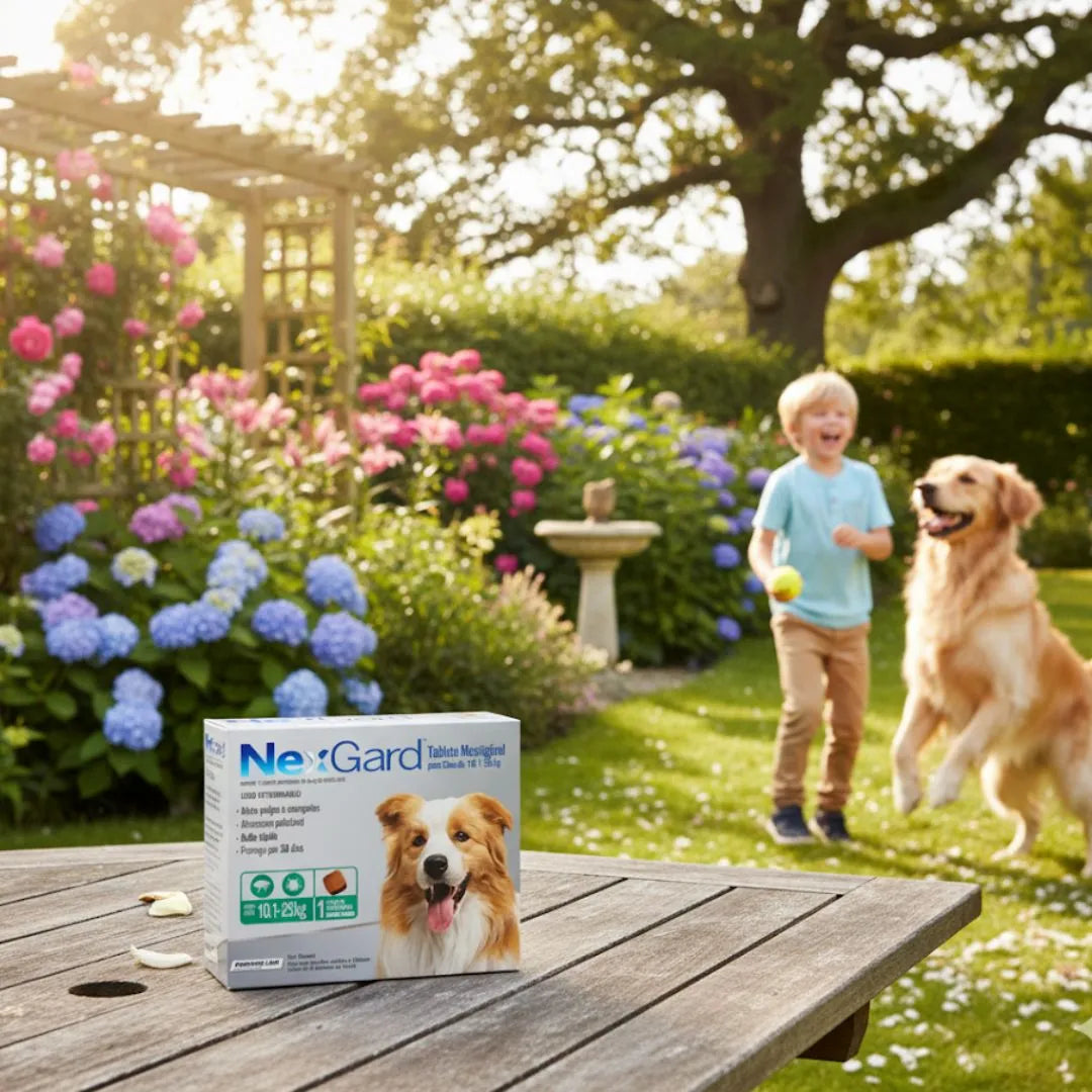 Antipulgas Nexgard para Perros de  10.1 a 25 Kg Sabor a Carne