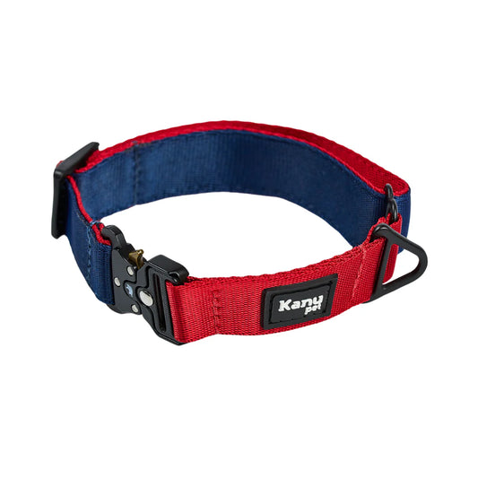 Collar Rojo y Azul Kanu Pet para Perro