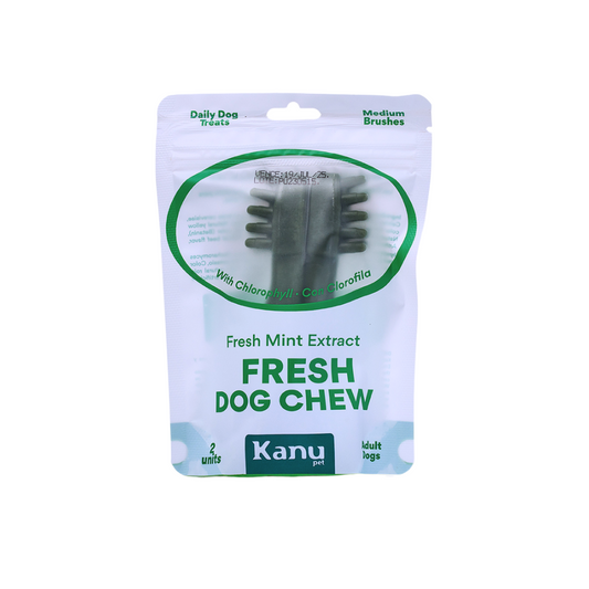 Snack Cepillo Dental Medium Kanu Pet Dental Fresh Para Perros Sabor a Menta