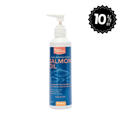Suplemento Aceite de Salmón  Kanu Pet para perro y gato. Omega 3 y 6