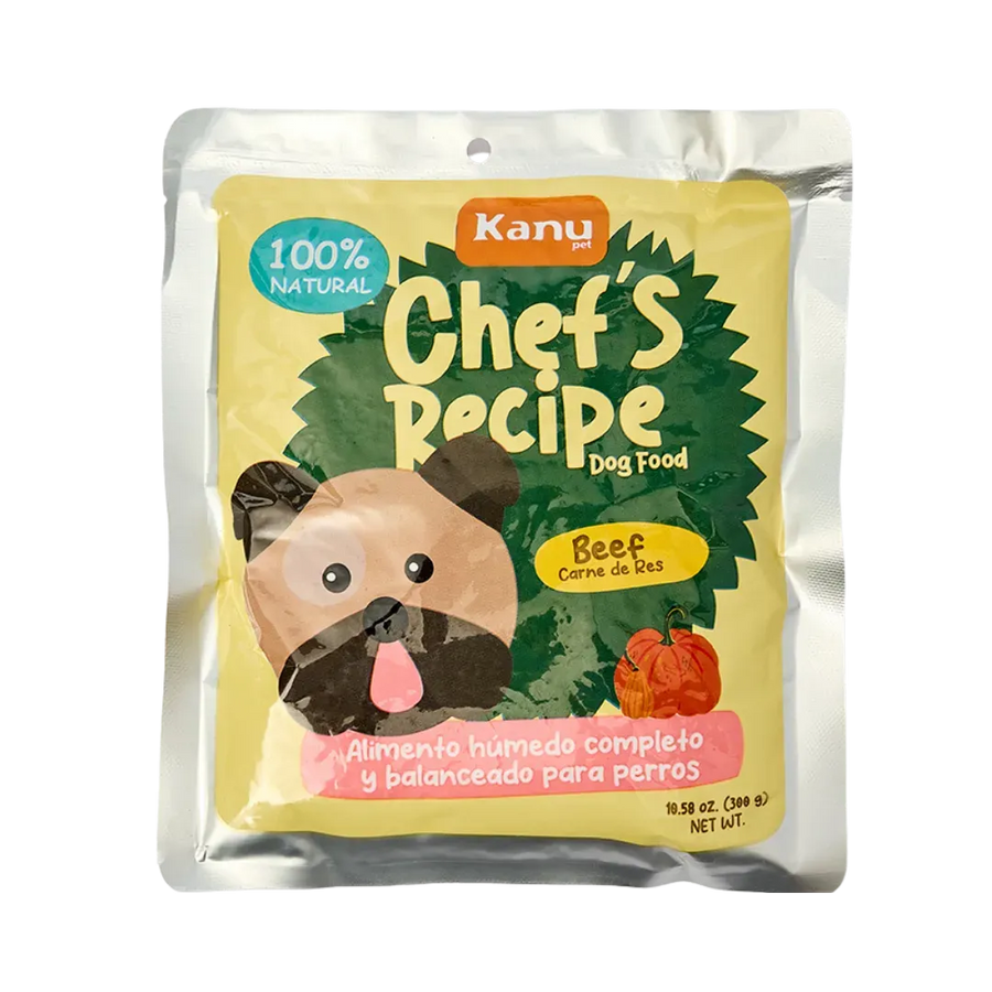 Alimento Húmedo Completo Chef's Recipe Carne de Res Kanu Pet para Perros