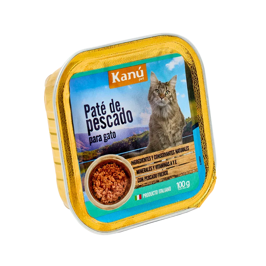 Alimento Húmedo Paté de pescado Kanu Pet  para Gato