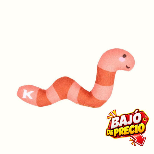 Juguete de Peluche Lombriz Nude Kanu Pet para Gato