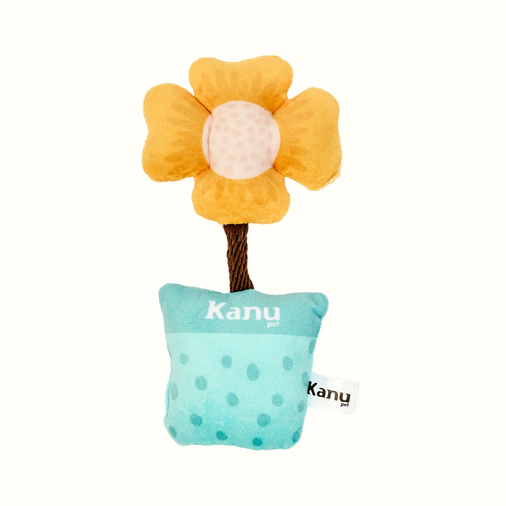 Juguete Peluche Flor Amarilla Kanu Pet para Perro