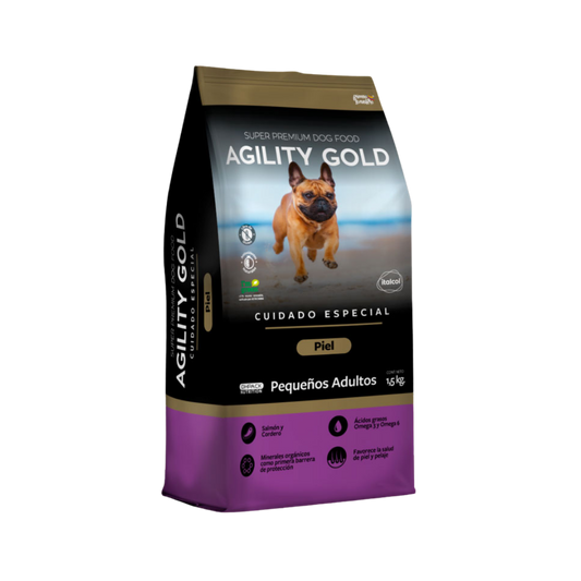Alimento Seco Agility Gold para Perros Adultos Pequeños con Piel Sensible