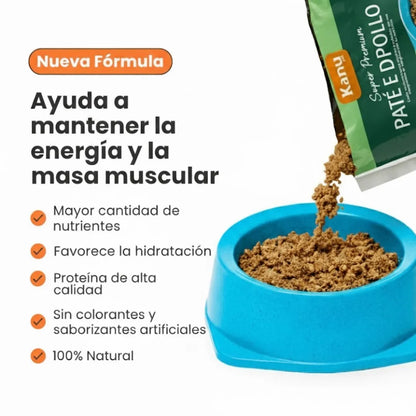 Alimento Húmedo Paté de Pollo Kanu Pet para Perros