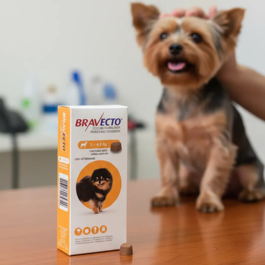 Antipulgas Bravecto  para Perros 2 a 4.5 Kg