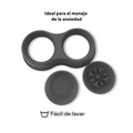 Comedero Circular Antirreflujo Doble Kanu Pet Verde para Perro y Gato