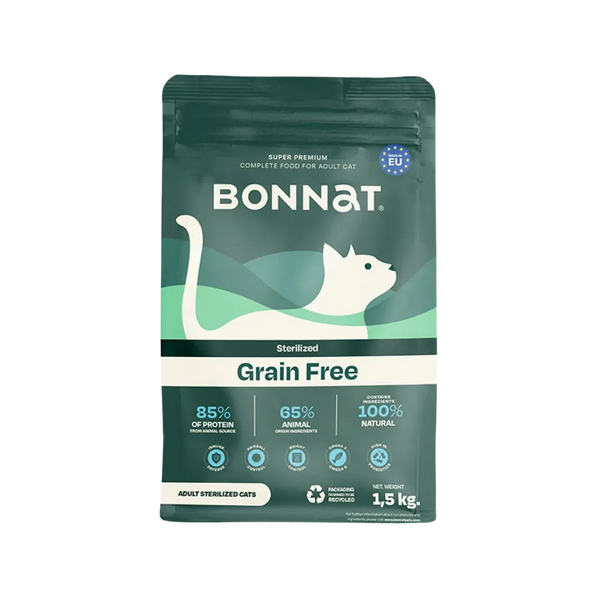 Alimento Seco Bonnat Grain Free Feline Sterilized
