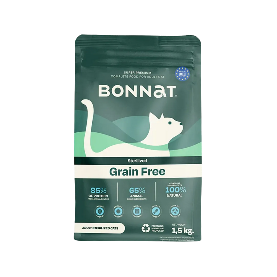 Alimento Seco Bonnat Grain Free Feline Sterilized