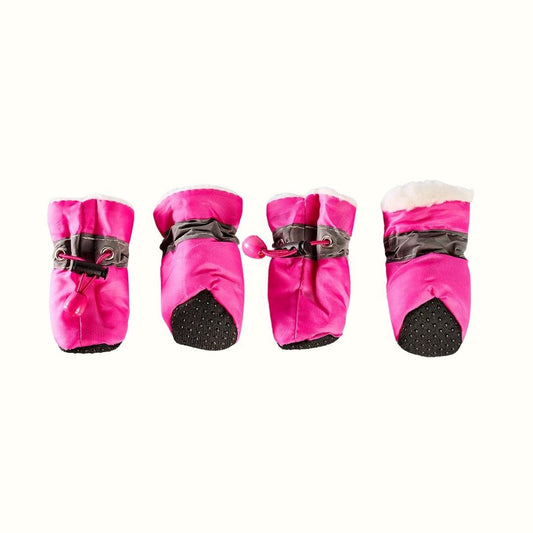 Botas Impermeable con Peluche Fucsia Kanu Pet para Perro