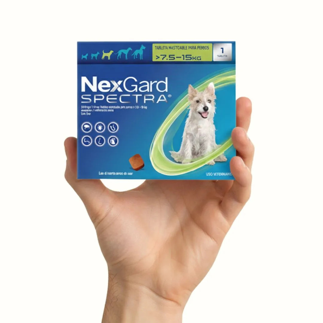 Antipulgas Nexgard Spectra para Perros M de 7 a 15 Kg