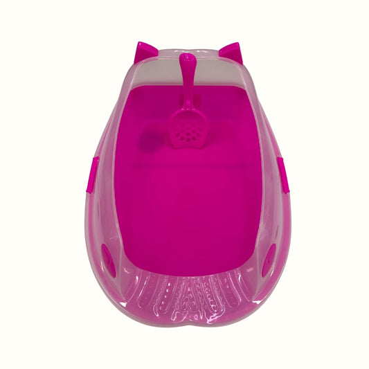 Arenero Fucsia con Pala Kanu Pet para Gato