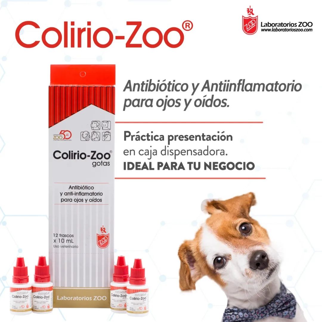 Colirio zoo otico oftalmico gotas para todas