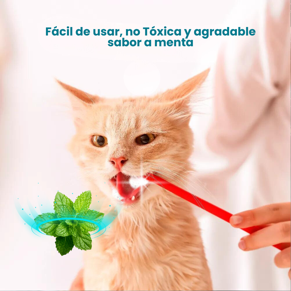 Enjuague Bucal Kanu en Espuma Menta para Gato 150 ml - {{ Kanu Pet }}