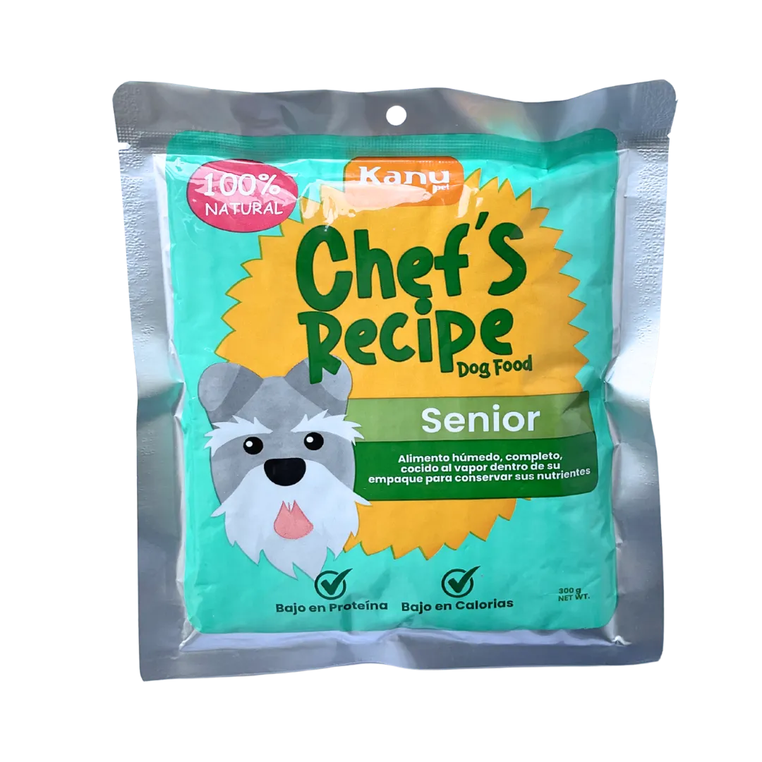 Alimento Húmedo Completo Chef's Recipe Kanu Pet para Perro Senior