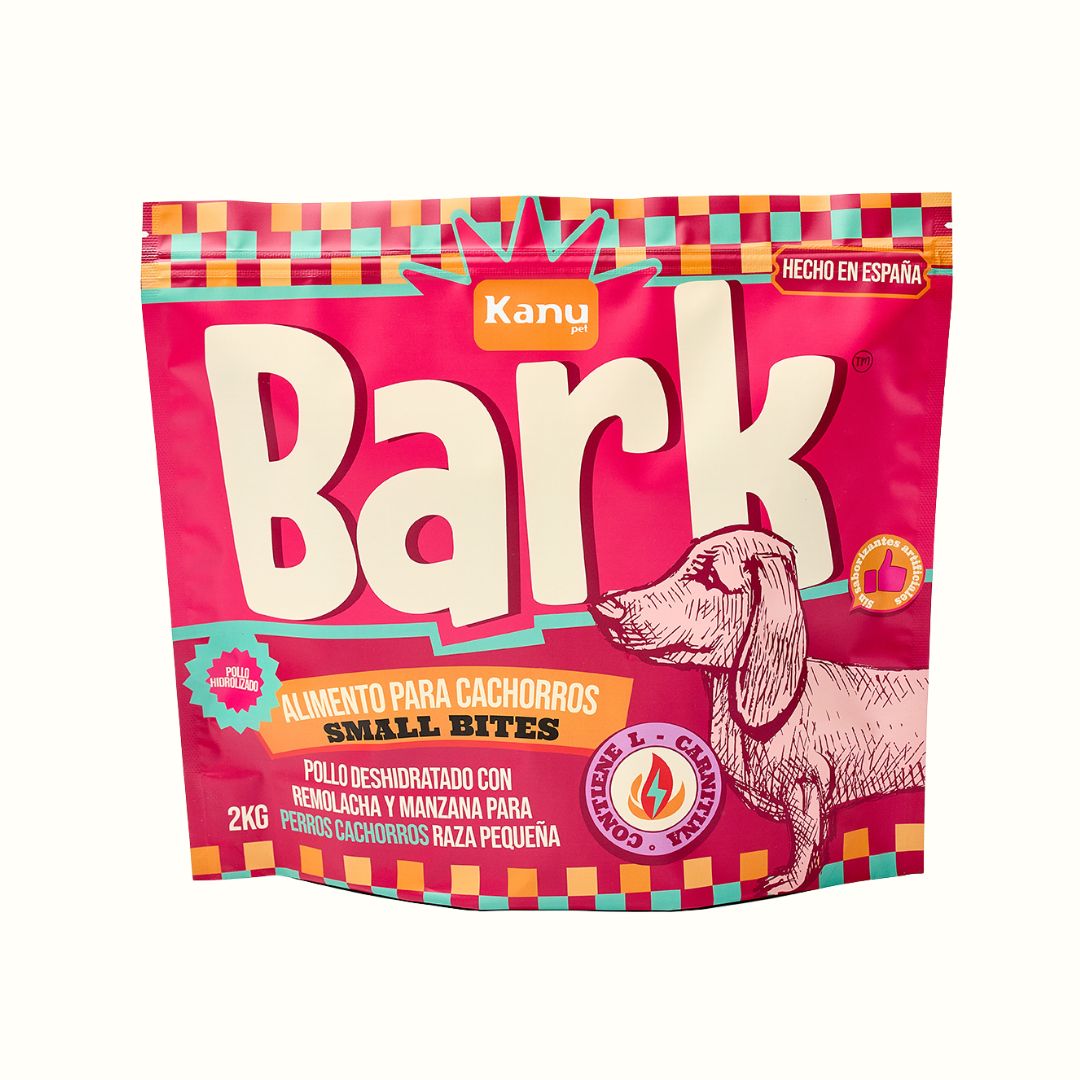 Alimento seco Kanu Pet Bark Small Bites para Cachorros de Razas Pequeñas con Pollo