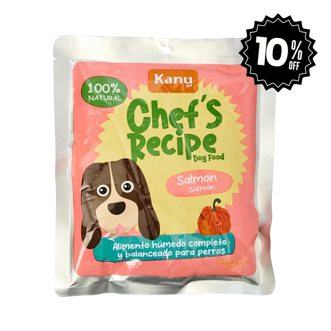 Alimento Húmedo Completo Chef's Recipe Salmón Kanu Pet para Perros