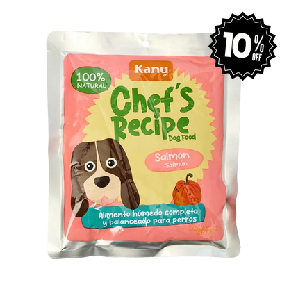 Alimento Húmedo Completo Chef's Recipe Salmón Kanu Pet para Perros