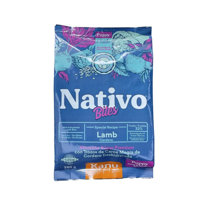 Alimento Seco Nativo Bites Cordero Kanu Pet para Perro Cachorros