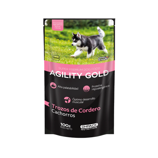 Alimento Húmedo Agility Gold de Cordero para Cachorros en Crecimiento