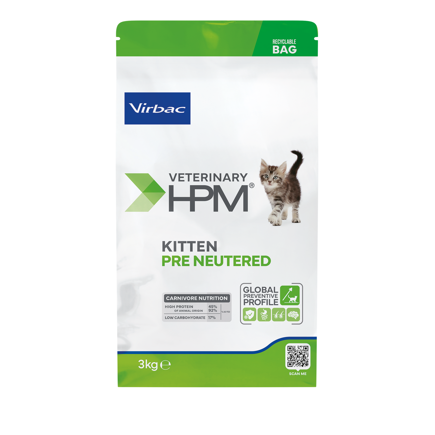 Alimento Seco Virbac Pre-Neutered para Gato Kitten