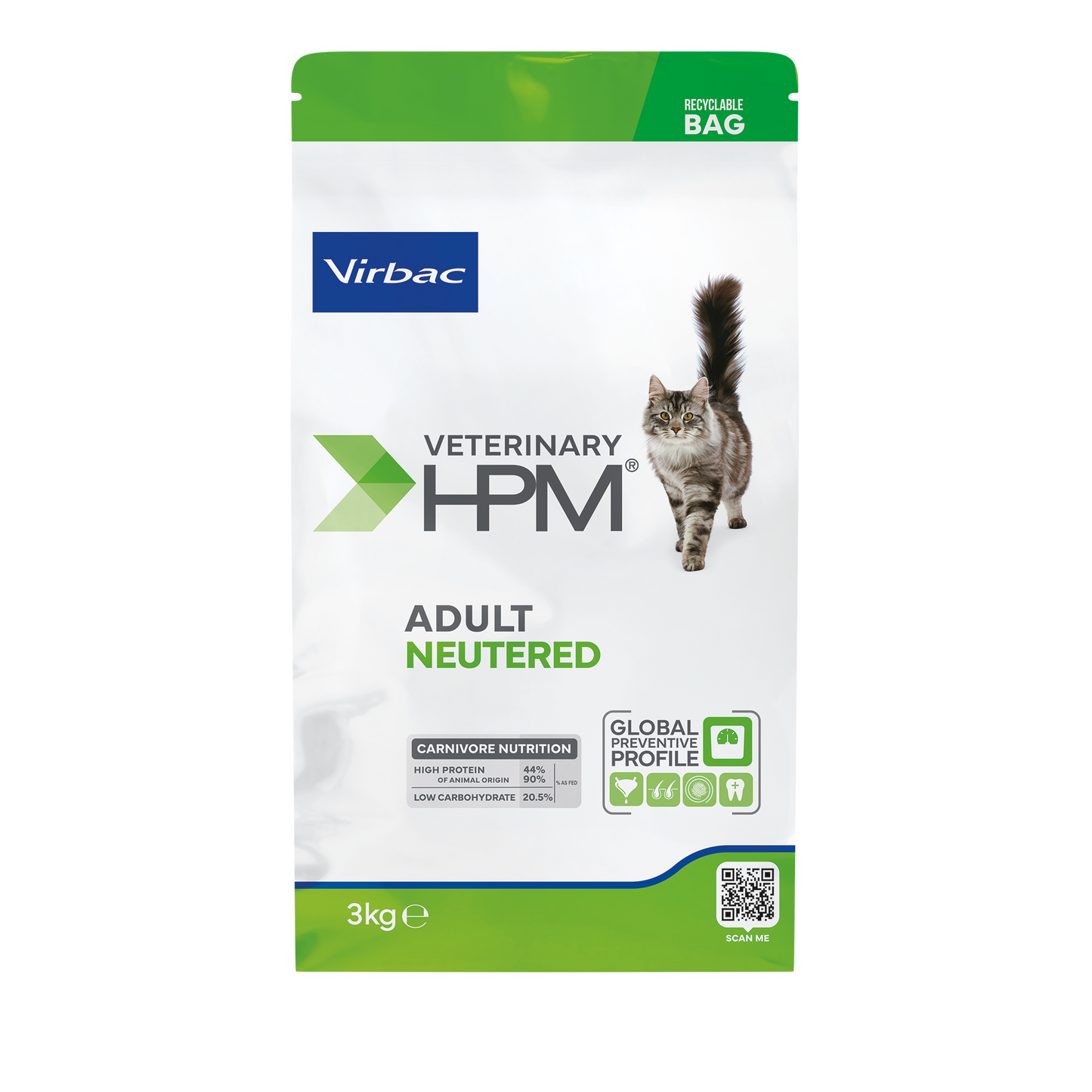 Alimento Seco Virbac Neutered Junior para Gato Adulto
