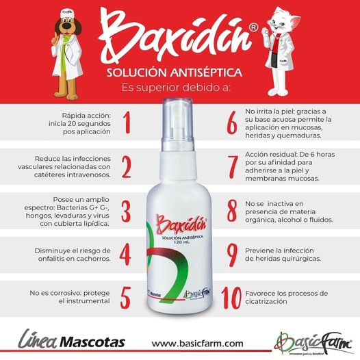 Baxidin Spray para Perro y Gato