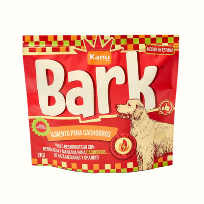 Alimento seco Kanu Pet Bark para cachorros razas medianas y grandes con Pollo