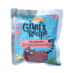 Alimento Húmedo Completo Chef's Recipe Salmón Kanu Pet para Gatos