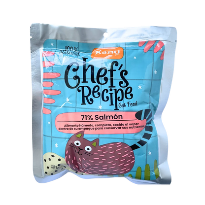 Alimento Húmedo Completo Chef's Recipe Salmón Kanu Pet para Gatos