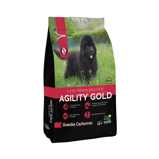 Alimento Seco Agility Gold para Cachorros de Razas Grandes
