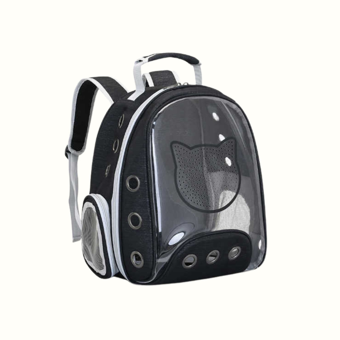 Morral Transparente con Cara de Gato Kanu Pet para Gato