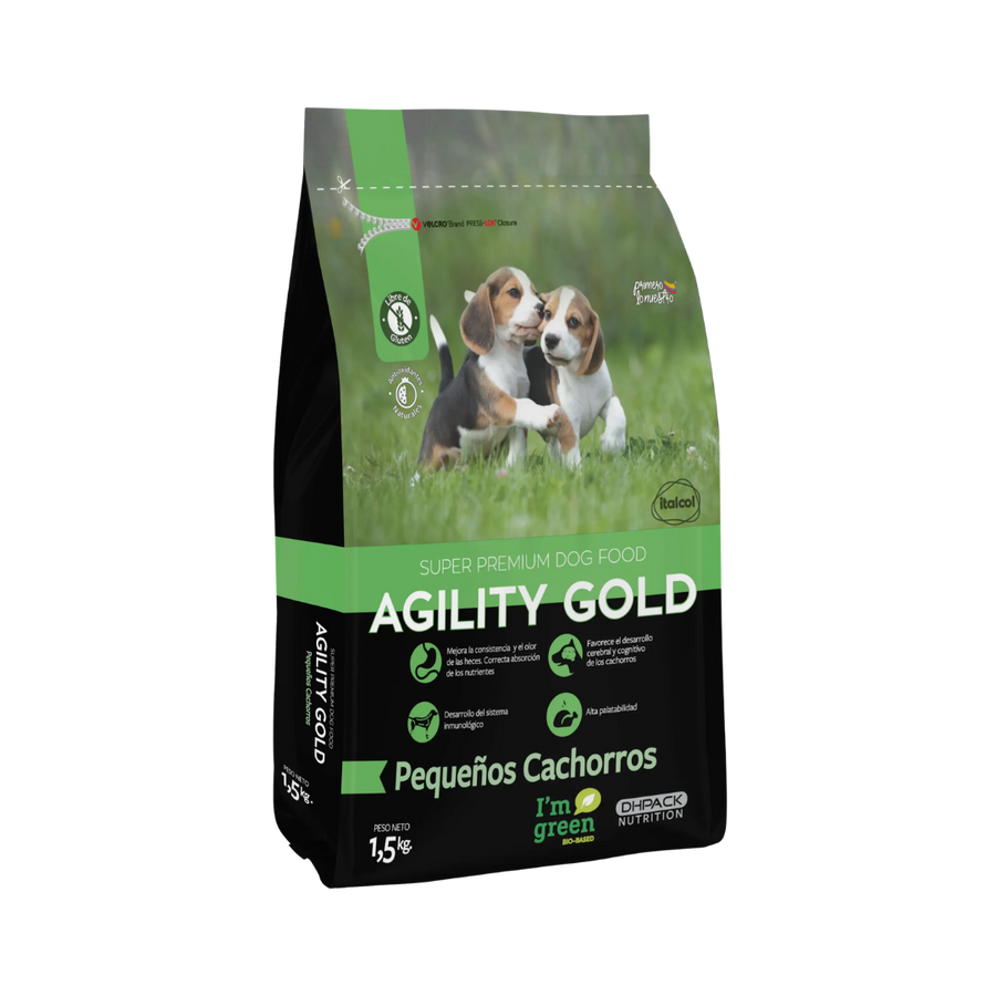 Alimento Seco Agility Gold para Cachorros de Razas Pequeñas