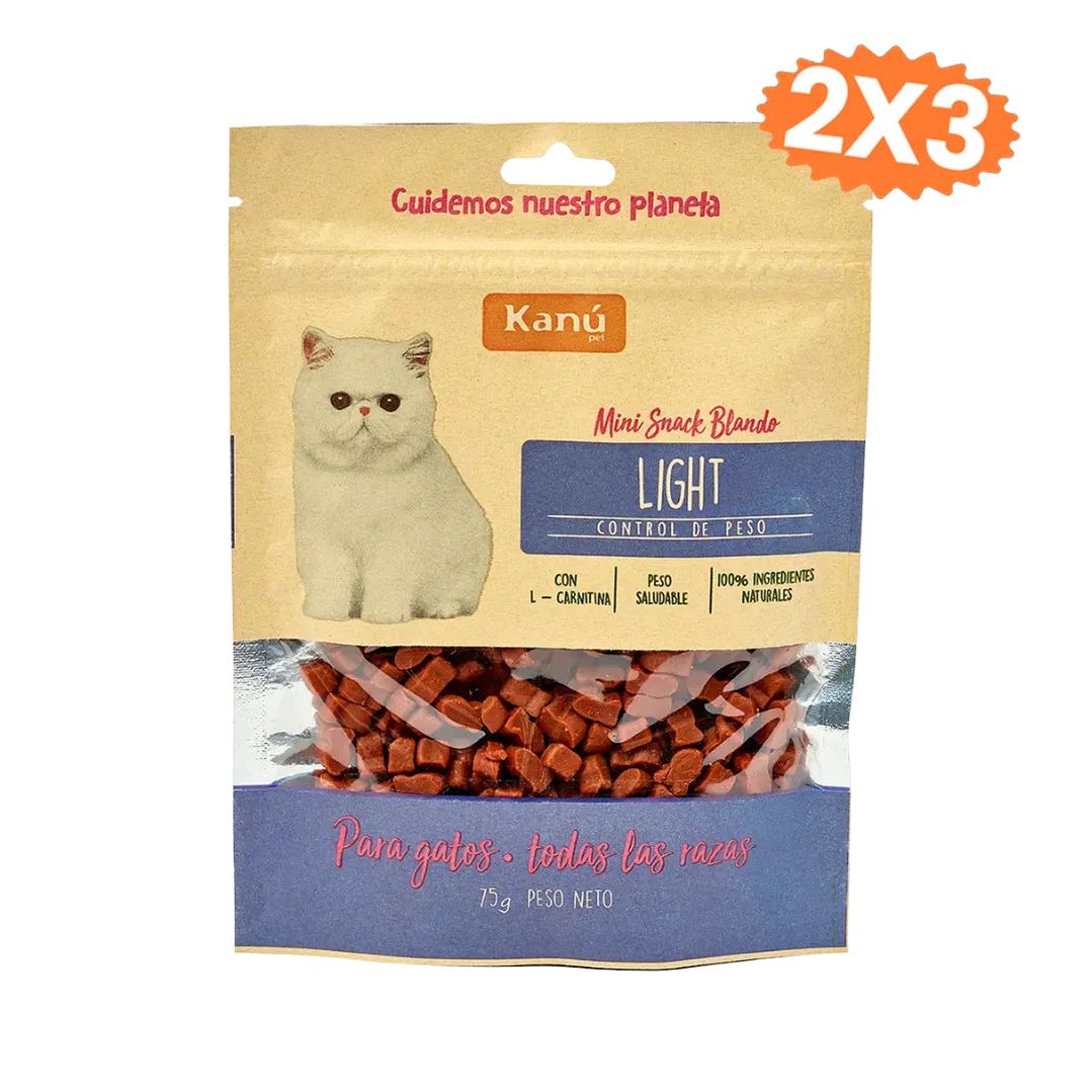 Galletas Blandas para el Control de Peso Kanu Pet Light para Gato