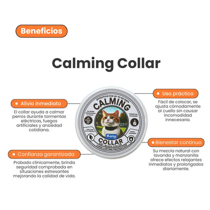 Collar Relajante con Fermonas Kanu Pet Calming Collar para Gato