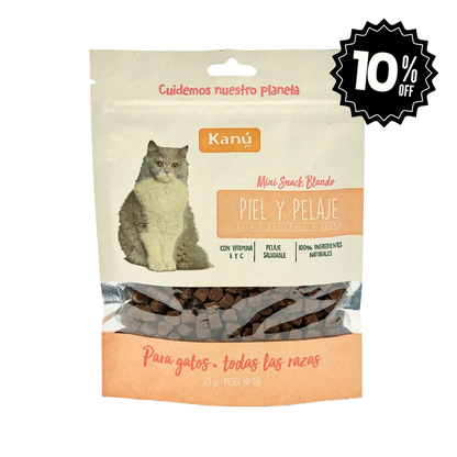 Galletas Piel y Pelaje Kanu Pet para gatos