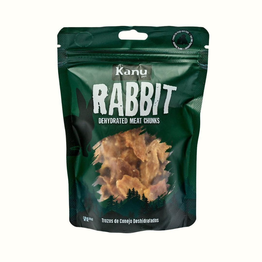 Snack de Trozos de Conejo Deshidratados Kanu Pet para perros y gatos 100% Natural , Un solo ingrediente