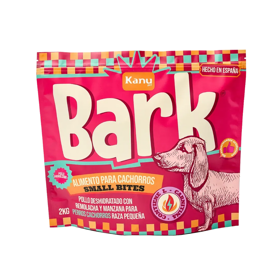 Alimento seco Bark Small Bites Pollo Kanu Pet para Perros Cachorros Razas Pequeñas