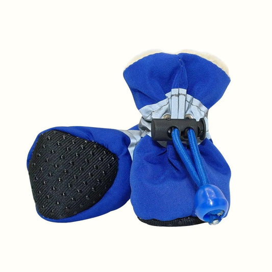 Botas Impermeable con Peluche Azul Rey Kanu Pet para Perro