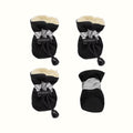Botas Impermeable con Peluche Negro Kanu Pet para Perro