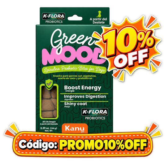 Galletas Green Mood de Spirulina Kanu Pet para Perros y Cachorros