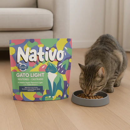 Alimento Seco Nativo Light ConejoPavo Kanu Pet para Gato Castrado