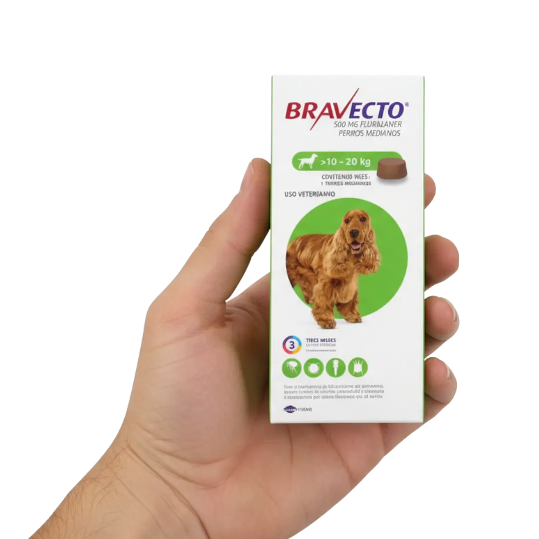 Antipulgas Bravecto  para Perros de 10 a 20 Kg