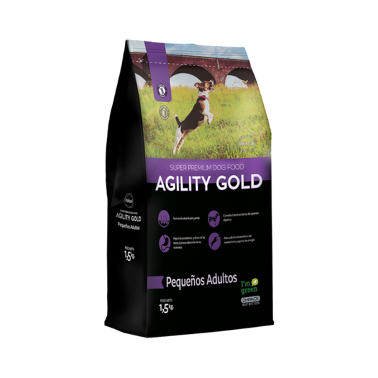 Alimento Seco Agility Gold para Perros Adultos de Razas Pequeñas
