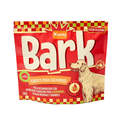 Alimento Seco Bark Pollo Kanu Pet para Perro Cachorros razas medianas y grandes