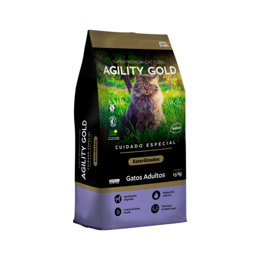 Alimento Seco Agility Gold para Gatos Esterilizados Adultos