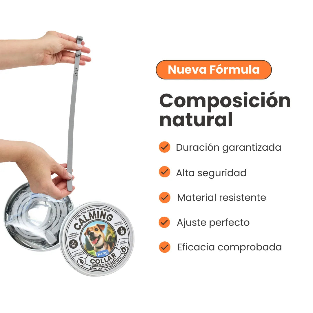 Collar Relajante con Fermonas Kanu Pet Calming Collar para Perros