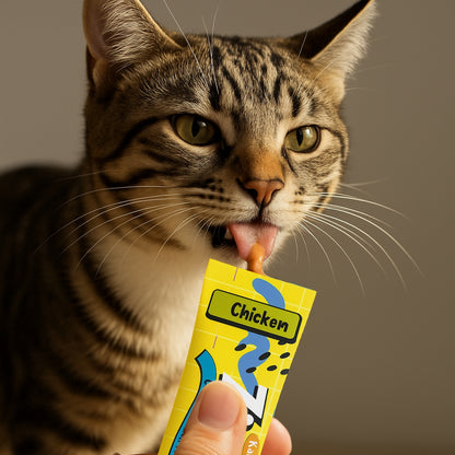 Snack Cremoso Zippy Kanu Pet para Gatos sabor Pollo