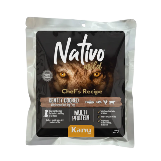 Alimento Húmedo Nativo Wild Chef’s Recipe Multi Protein Kanu Pet para Perros
